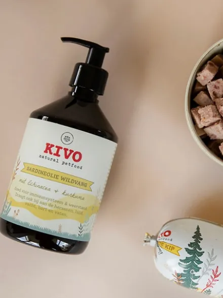Huile de Sardine sauvage Echinacea et Curcuma pour chien - Renfort immunitaire