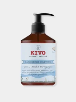 Huile de Sardine sauvage pour chien et chat - Renfort de la peau et du pelage