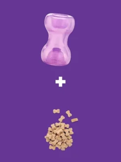 Jeu d'occupation pour chien - Double Snoop violet