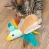 Jouet avec herbe à chat - Canard Flapperz Duck - Catstages