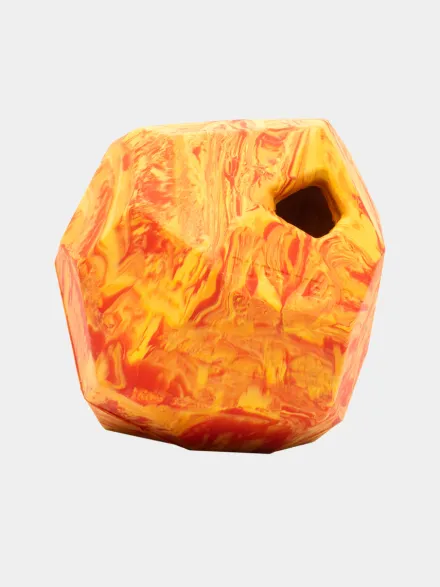 Jouet distributeur de friandises pour chien - Gnawt a Rock - Salamander Orange