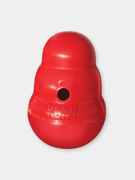 Jouet distributeur de friandises pour chien - KONG Wobbler