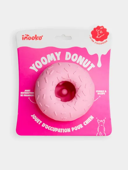 Jouet d'occupation pour chien - Yoomy Donut 🍩 - Rose
