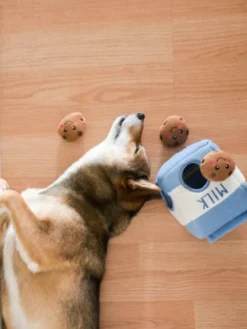 Jouet d'occupation pour chien original - Milk et Cookies - ZippyPaws