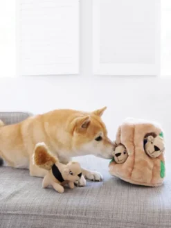 Jouet d'occupation pour chien original - Hide-a-squirrel - Outward Hound