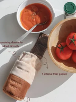 Jouet d'occupation pour chien - Sauce Tomate 🥫🍅 - Pups & Bubs