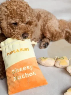 Jouet d'occupation pour chien - Nachos au fromage 🧀 - Pups & Bubs
