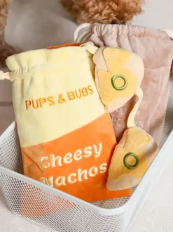 Jouet d'occupation pour chien - Nachos au fromage 🧀 - Pups & Bubs