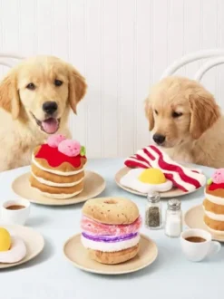Jouet d'occupation pour chien - Bagel 🥯 - The Foggy Dog
