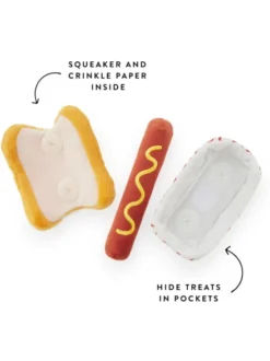 Jouet d'occupation pour chien - Hot Dog 🌭 - The Foggy Dog