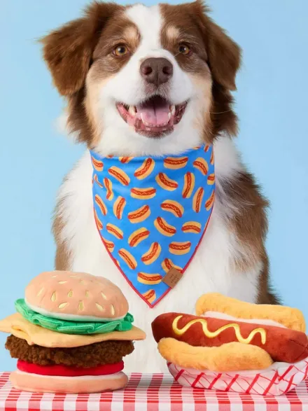 Jouet d'occupation pour chien - Hamburger 🍔 - The Foggy Dog