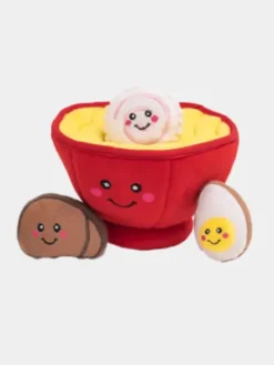 Jouet d'occupation pour chien original - Bol de Ramen 🍜 - ZippyPaws