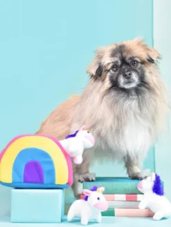 Jouet d'occupation pour chien original - Arc en ciel de Licorne 🌈🦄 - ZippyPaws
