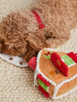 Jouet d'occupation pour chien - Maison pain épices 🎄 - The Foggy Dog