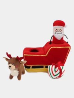 Jouet d'occupation pour chien - Traineau du Père Noël - ZippyPaws