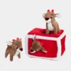 Jouet d'occupation pour chien original - Rennes de Noel - ZippyPaws