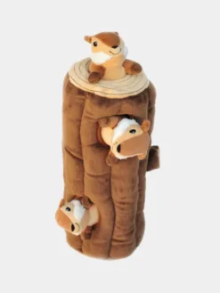 Jouet d'occupation pour chien original - Bûche Ecureuils 🐿️ - ZippyPaws