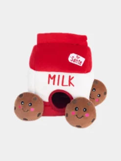 Jouet d'occupation pour chien original - Milk et Cookies Noel 🥛🍪🎄 - ZippyPaws