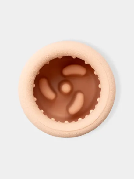Jouet d'occupation à remplir pour chien - Yoomy Pot Peach - inooko