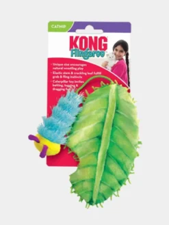 Jouet en forme de chenille pour chat - KONG Flingaroo CATerpillar