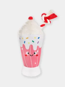 Jouet en peluche pour chien avec corde - Smoothie 🥤 - HugSmart