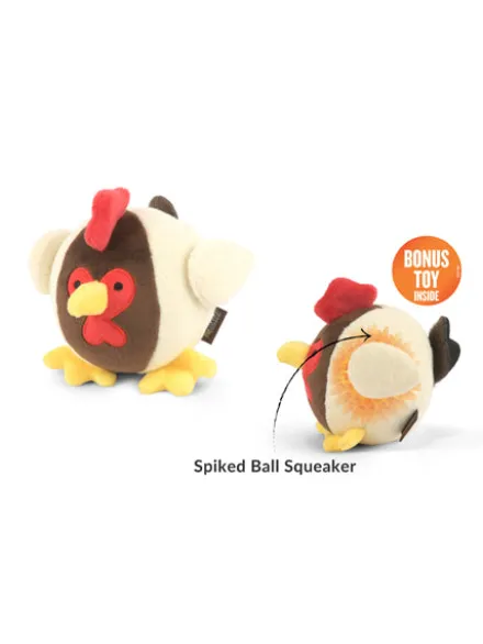 Jouet en peluche pour chien - Barnyard Buddies Poulet 🐓 - Pet PLAY