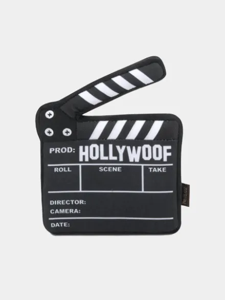 Jouet en peluche pour chien - Hollywoof Cinema - Clap de Cinéma - Pet PLAY