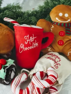 Jouet en peluche pour chien - Holiday Classic - Chocolat chaud - Pet PLAY