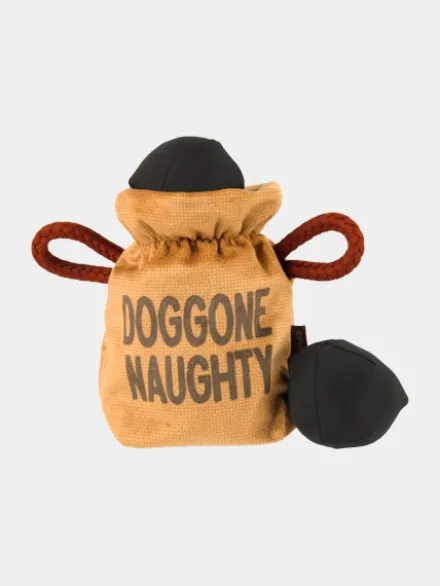 Jouet en peluche pour chien - Sac de charbon 🎅- Home for the Holidays Pet PLAY