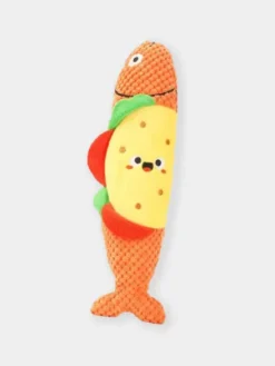 Jouet en peluche pour chien - Shaky Fish Taco 🐟🌮 - HugSmart