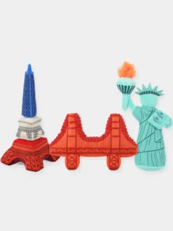 Jouet en peluche pour chien - Tour Eiffel 🥖 - Pet PLAY
