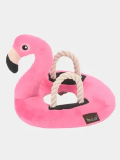 Jouet en peluche pour chien - Tropical Paradise - Bouée Flamant Rose 🦩 - Pet PLAY