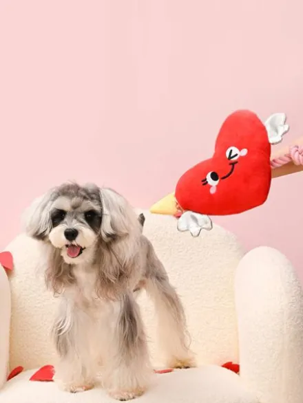 Jouet en peluche pour chien - Woof Love Coeur - HugSmart