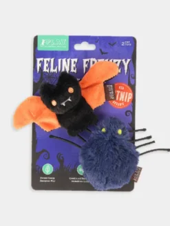 Jouet Halloween pour chat - Creepy Critters - Herbe à chat biologique - Pet PLAY