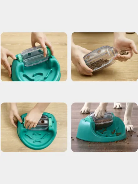 Jouet interactif distributeur de friandises pour chien - Spin N' Eat