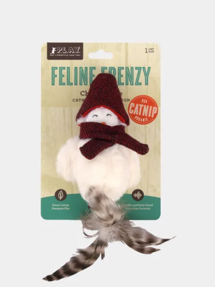 Jouet oiseau pour chat 🐦 - Herbe à chat biologique - Pet PLAY