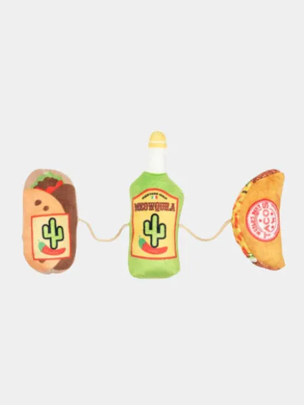 Jouet original pour chat à l'herbe à chat - Trio Fiesta