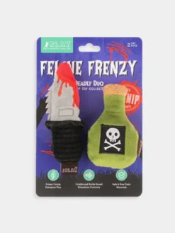 Jouet pour chat - Killer Cat - Couteau et Poison - Herbe à chat biologique - Pet PLAY