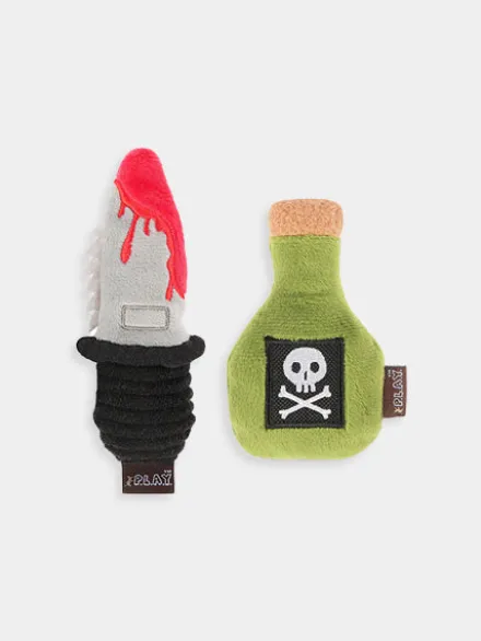 Jouet pour chat - Killer Cat - Couteau et Poison - Herbe à chat biologique - Pet PLAY