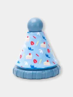 Jouet pour chien - Chapeau d'anniversaire Bleu 🎉 - HugSmart