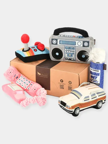 Jouet rétro pour chien - 80's Classic - Voiture break 🚗 - Pet PLAY