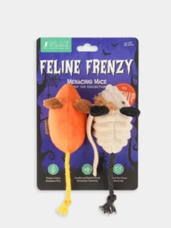 Jouet souris Halloween pour chat - Herbe à chat biologique - Pet PLAY