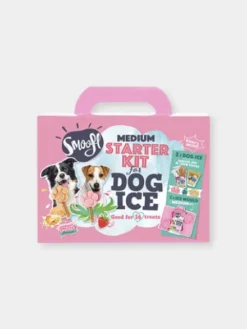 Kit de préparation pour glaces pour chien 🍓 + 🥜 - Chien moyen - Smoofl
