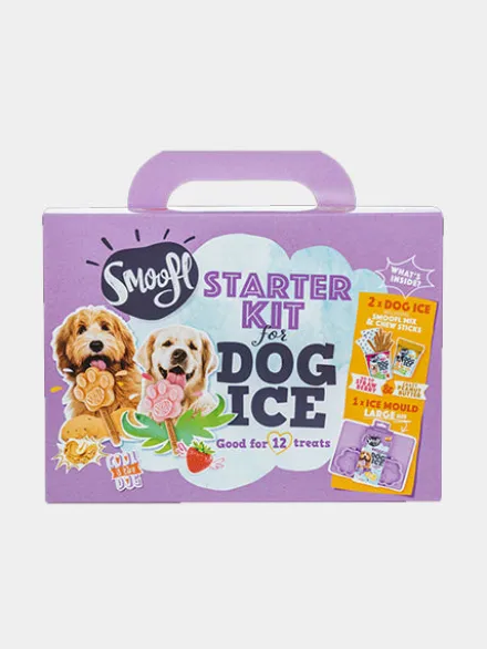 Kit de préparation pour glaces pour chien 🍓 + 🥜 - Grand chien - Smoofl