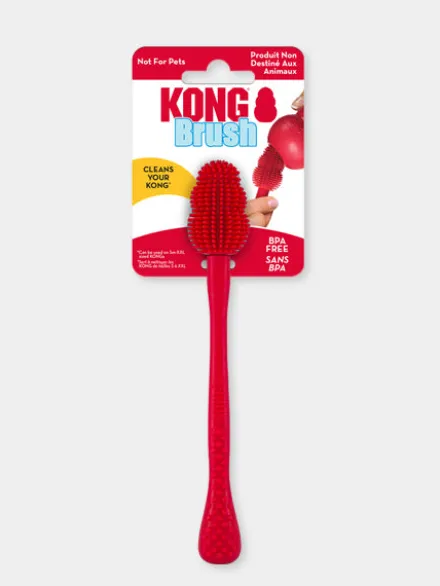 Kong Brush – Brosse de nettoyage pour jouets et tapis de léchage pour chien