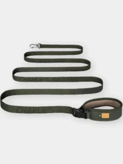 Laisse ajustable multi-position pour chien - Town Cordura - Vert