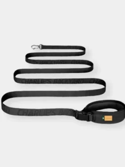 Laisse ajustable multi-position pour chien - Town Cordura - Noir