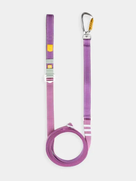 Laisse ajustable multi-position pour chien - Color Block Mauve Mix