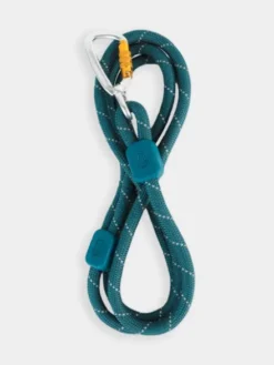 Laisse en corde recyclée pour chien - Deep teal - Woolly Wolf