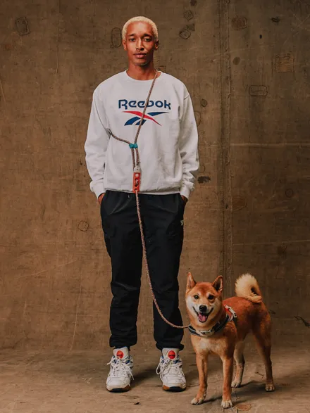 Laisse pour chien ajustable - Suede - Reebok x Zee.dog
